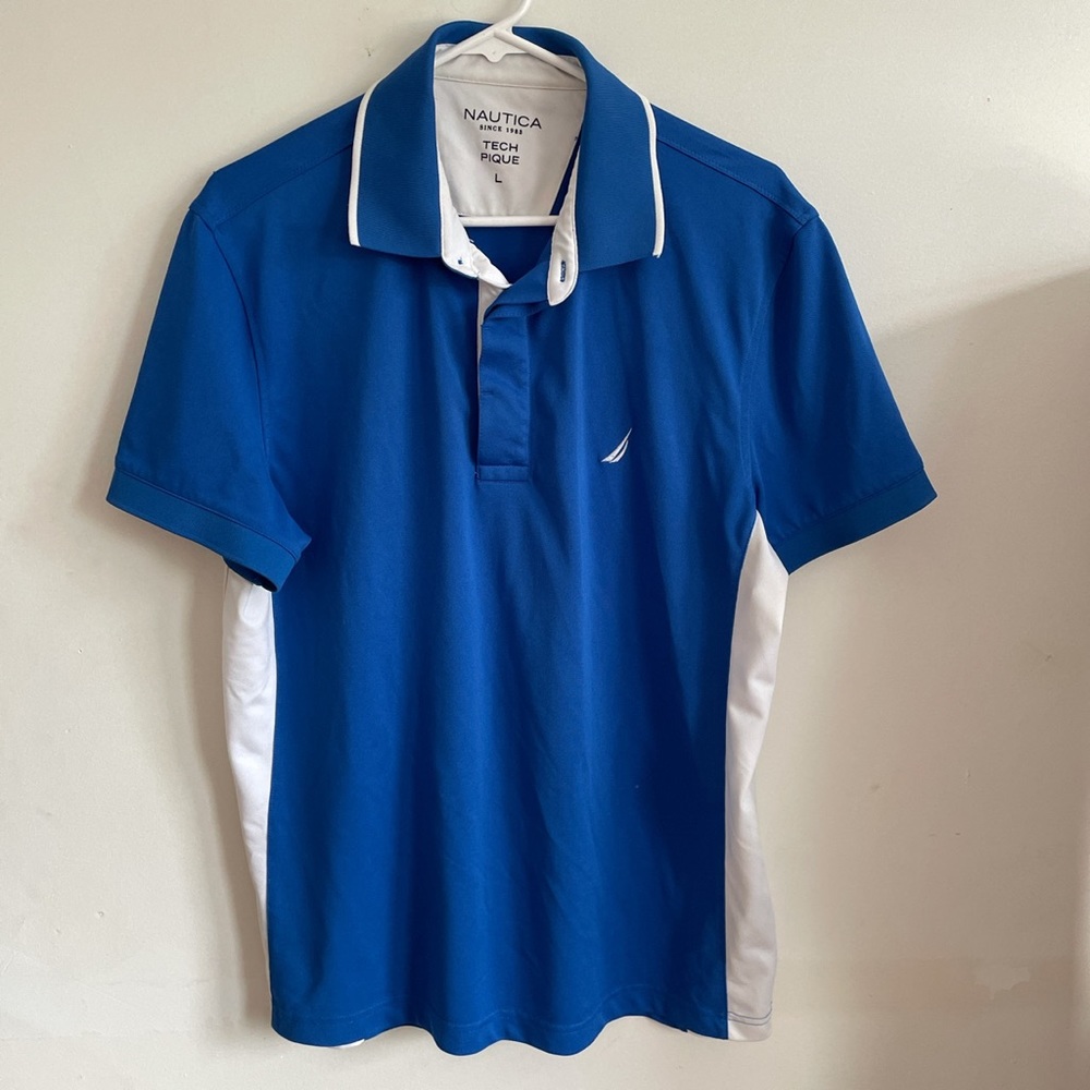 Nautica polo shirt size L